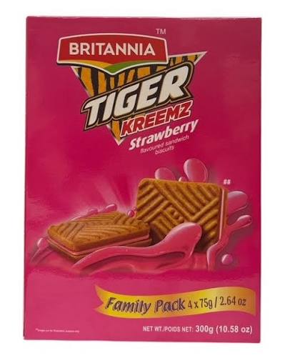 Brit Tiger Strawberry Fp 300g