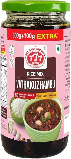 777 Vathakuzhambu Mix 400g