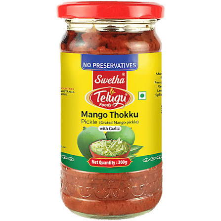 Telugu Foods Mango Thokku Pickle 300g