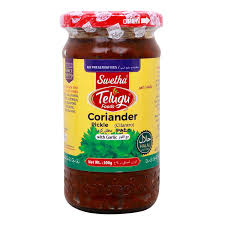 Telugu Foods Coriander Pickle 300g