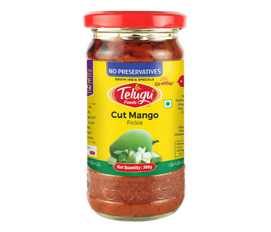 Telugu Foods Cut Mango Ng Pickle 300g