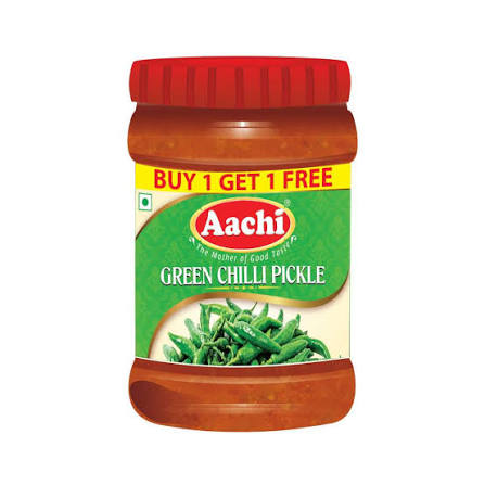 Aachi Green Chilli Pickle 200g
