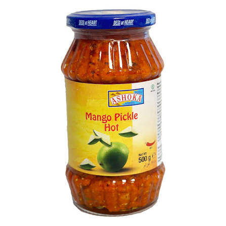 Ash Mango Pickle Hot 500g