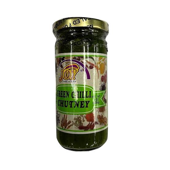 Joy Green Chilli Chutney 228g