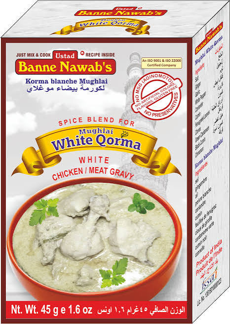 Banne Nawabs Mughlai White Qorma 45g