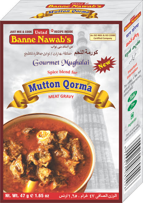 Banne Nawabs Mutton Qorma Masala 47g