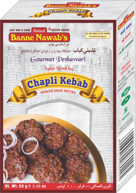 Banne Nawabs Chapli Kebab Masala 88g