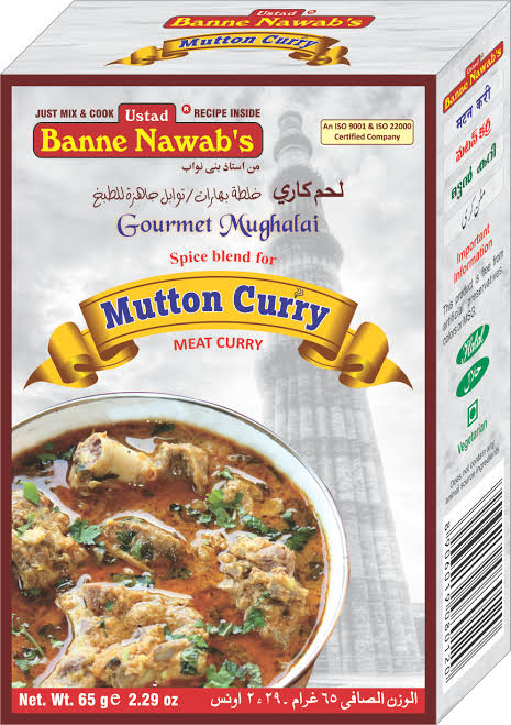 Banne Nawabs Mutton Curry Masala 65g