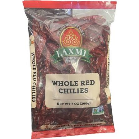Laxmi  Red Chili Whole 200g