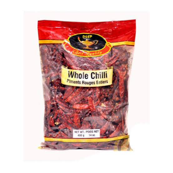 Deep Red Chilli Whl 400g
