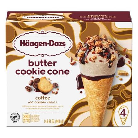 Haggen-dazs Coffee Cone 4pc