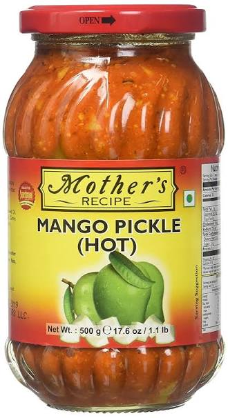 Mothers Mango Hot Pckle 500g
