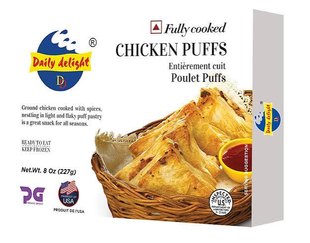Daily Delight Chicken Puffs 227g