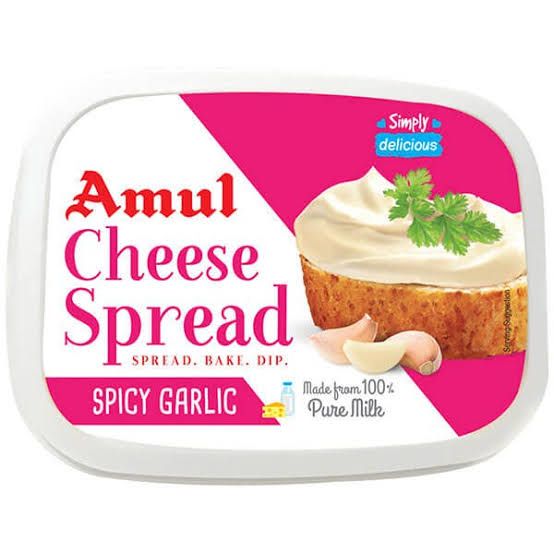 Amul Cheese Sprd Garlic  200g