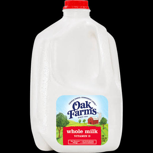 Oak Farms Whole Milk 1g