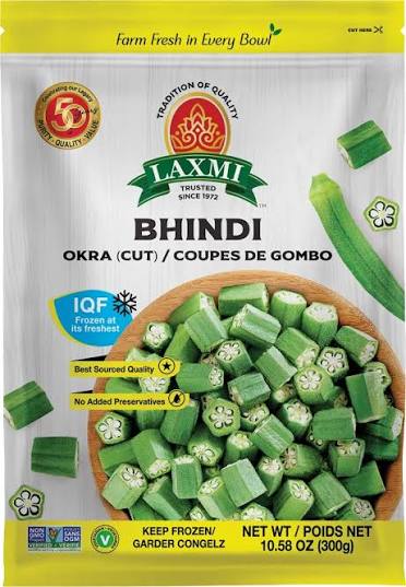 Laxmi Okra Cut 300g