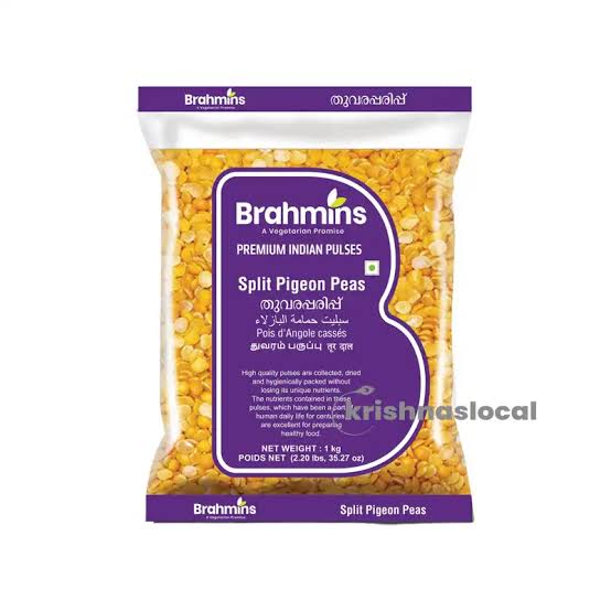 Brahmins Split Pigeon Peas 1kg