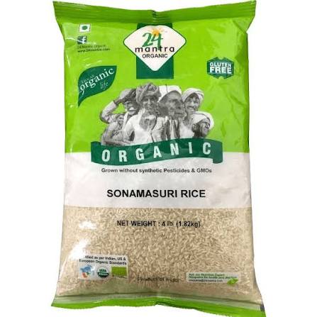24m Org Sonamasuri Rice 4lb