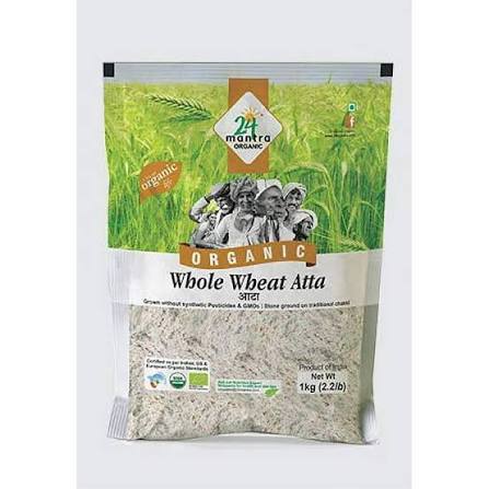 24m Org Whole Wheat Atta 2.2lb