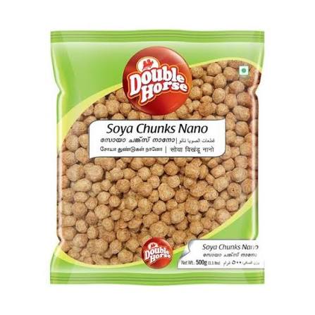 Double Horse Soya Chunks Nano 500g