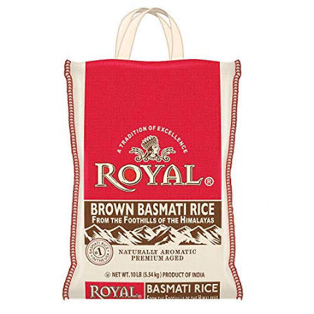 Royal Basmati Rice  Brown 10lb