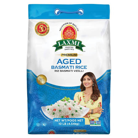 Laxmi Aged Basmati Rice 10lb