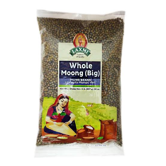 Laxmi Whole Moong Bold 2lb