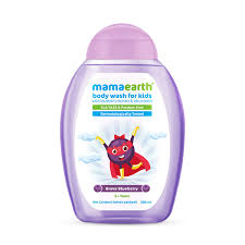 Mama Earth Body Wash Kids Bluebry 300m