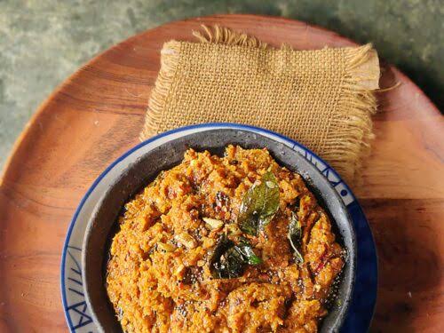 Cabbage Tomato Roti Pachadi