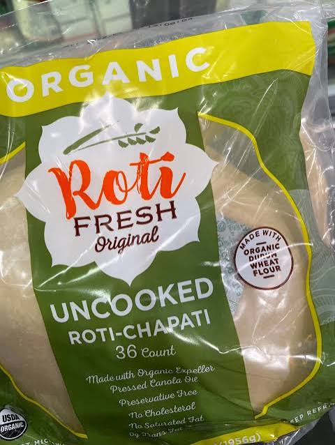 Organic Uncooked Roti 14c