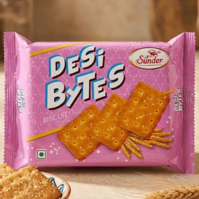 Sunder Desi Bytes Bisc 145g