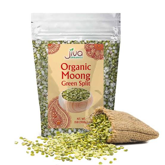 Jiva Org Moong Split Green 2lb
