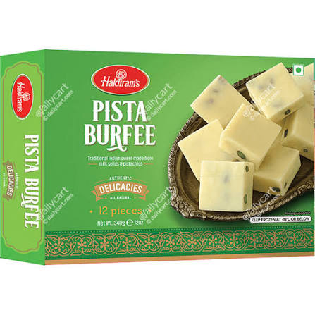 Haldirams Pista Burfee 340g