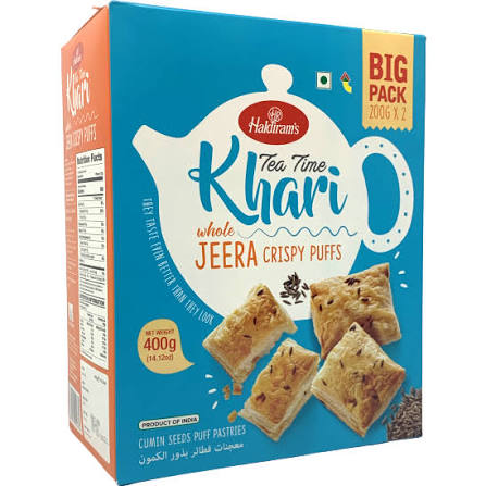 Haldirams Jeera Puffs 400g