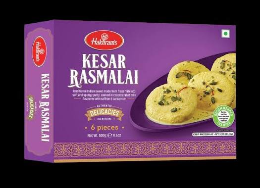 Haldirams Kesar Rasmalai 500g