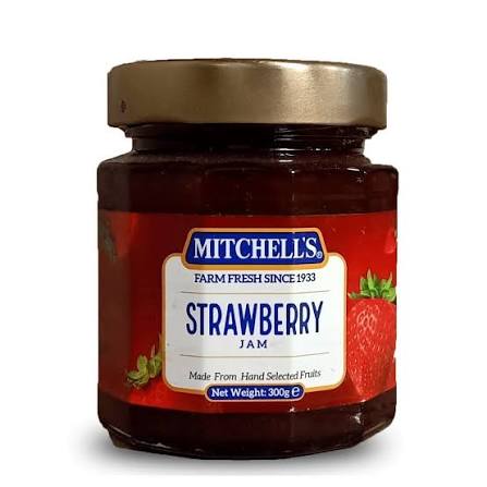 Mitchels Stwarberry Jam 300g