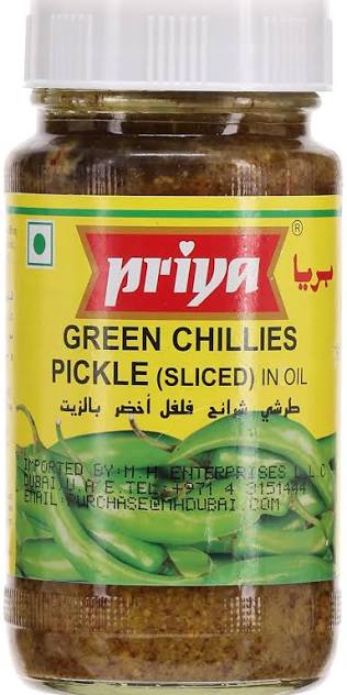 Priya Green Chilli Pickle 300g