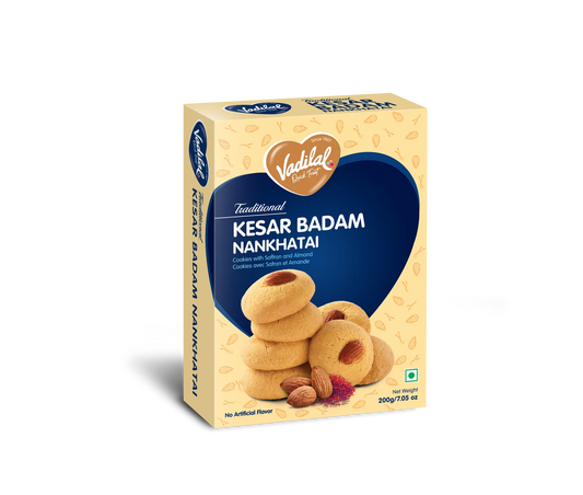 Vadilal Kesar Badam Nankhatai 200g