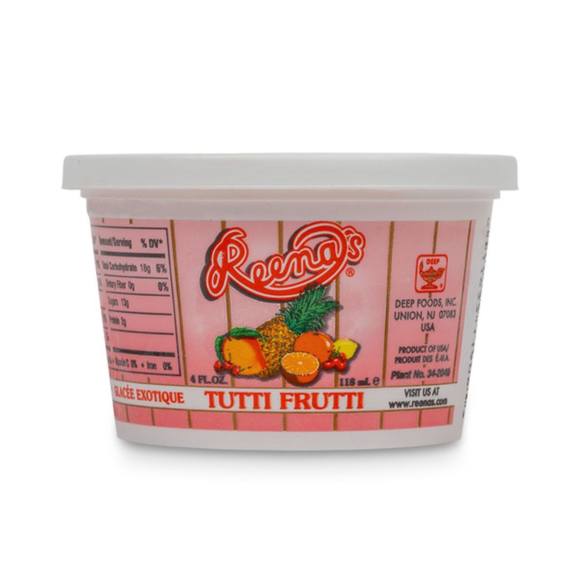 Reenas Tuti Fruti Cup 118ml