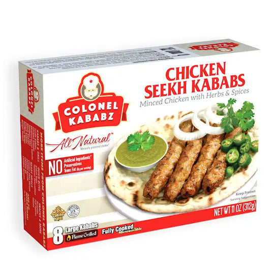 Colonel Kabab Chicken Seekh Kabab 8pc