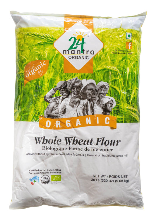 24m Org Whole Wheat Flour 20lb