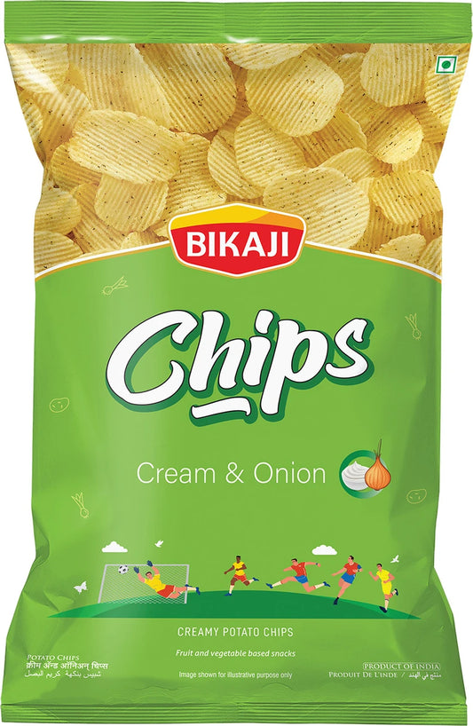Bikaji Crm&onion Chips 80g