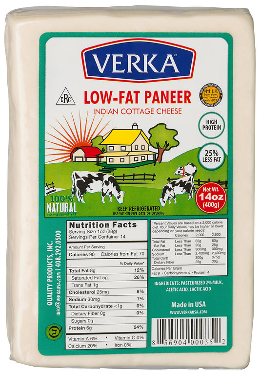 VERKA PANEER LOW FAT 14OZ