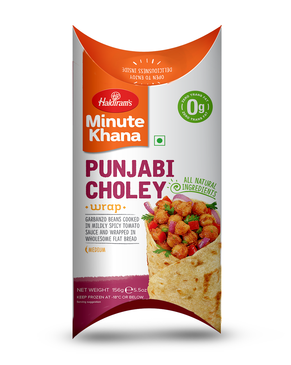 Haldirams Punj Choley Wrap 156g
