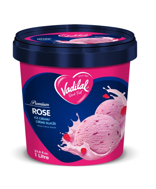 Vadilal Rose Icecream 1l