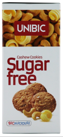 Unibis Sf Cashew Cookie 75g