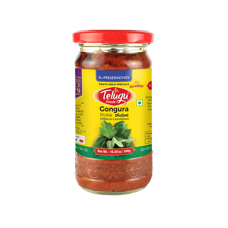 Telugu Foods Gongura Rc Pickle 300g