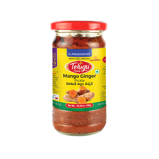 Telugu Foods Mango Ginger Ng Pickle 300g