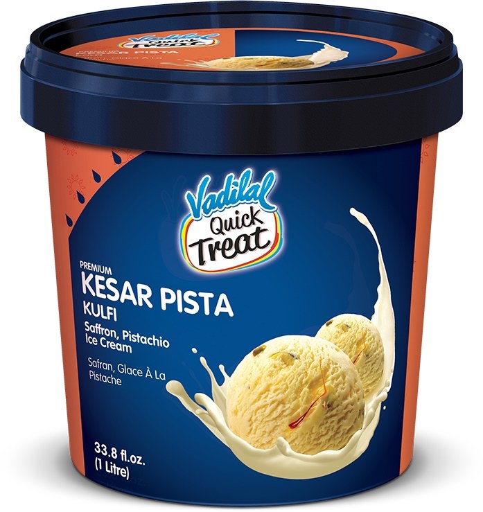 Vadilal Kesar Pista Lf 1lt