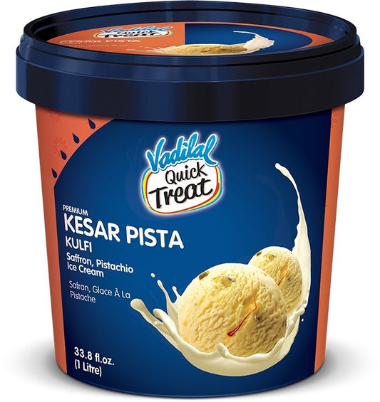 Vadilal Kesar Pista Lf 1lt